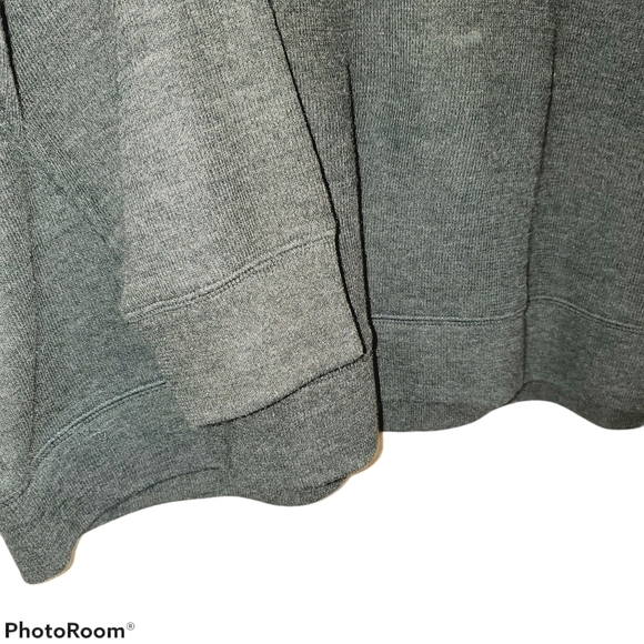 INC NWT Lightweight Long Sleeve Shawl Neck Sweater Grey 265 - Picture 4 of 6